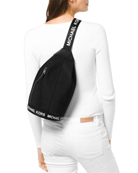 michael kors sling backpack